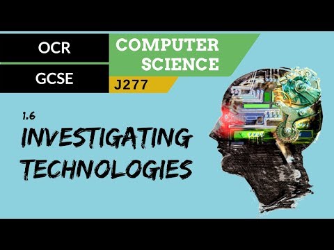 42. OCR GCSE (J277) 1.6 Investigating technologies