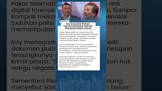 Roy Suryo dan Rismon Tak Terima Dituduh Edit dan Manipulasi Ijazah Jokowi