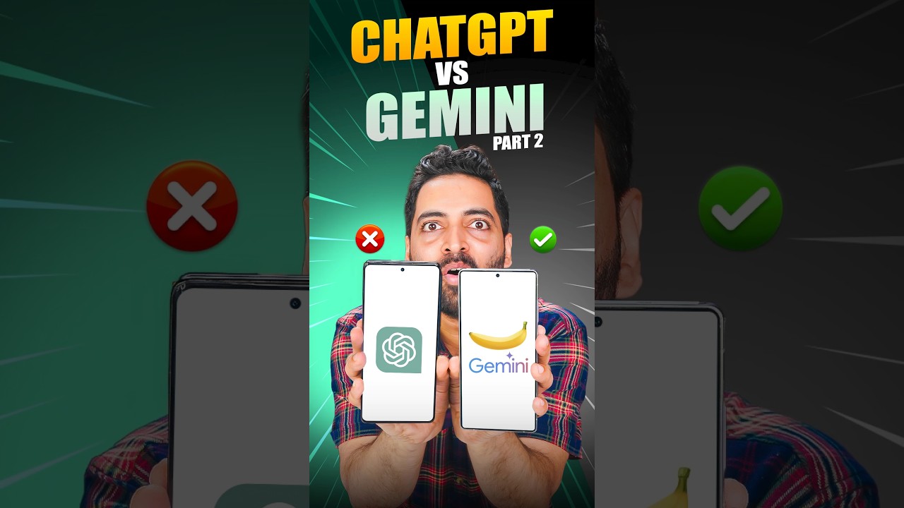ChatGPT Vs Google Gemini : कौन जीतेगा?? भाग 2