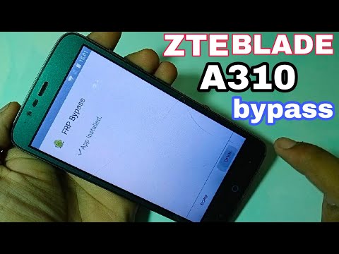 Zte blade a310 frp lock google account bypass reset