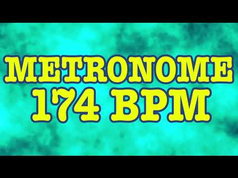174 BPM Metronome - 10 Minute Metronome - 174BPM Click Track - 10 Minute Timer - Metrónomo 174 BPM