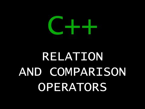 C Programming Tutorial 13 Relation and Comparison Operators