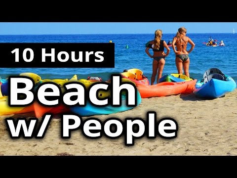 Family Beach Therapy & Waves - 10 HOURS - Sounds for Sleeping & Meditation