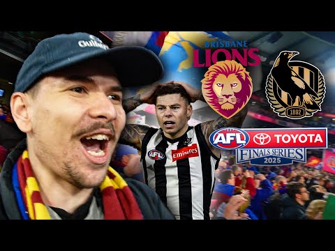 COLLINGWOOD CHOKE THE PRELIM! LIONS INTO ANOTHER GRANNY! Collingwood v Brisbane Preliminary Final
