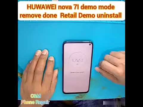 Huawei Nova 7i demo mode remove done Retail Demo#shorts