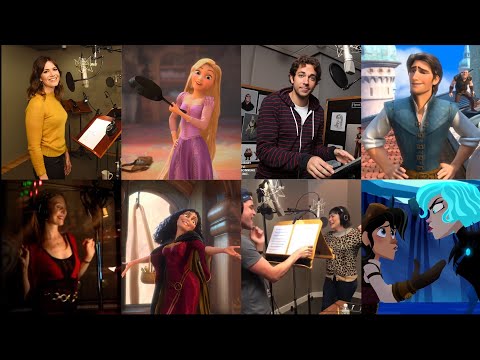 Tangled & Tangled: The Series | Voice Actors | Side By Side Comparison