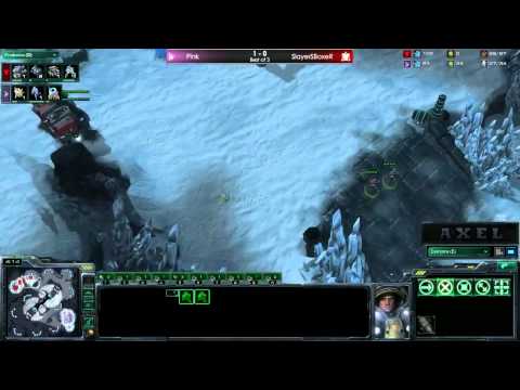 NSQ - Starcraft 2 1vs1 - Pink (P) vs SlayerSBoxeR (T) - Game 2 - Best of 3 - Cast by Axel