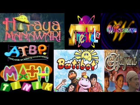 Unforgettable Pinoy Educational TV Show Opening Songs (Lyrics Video)  | Batang 90s TV