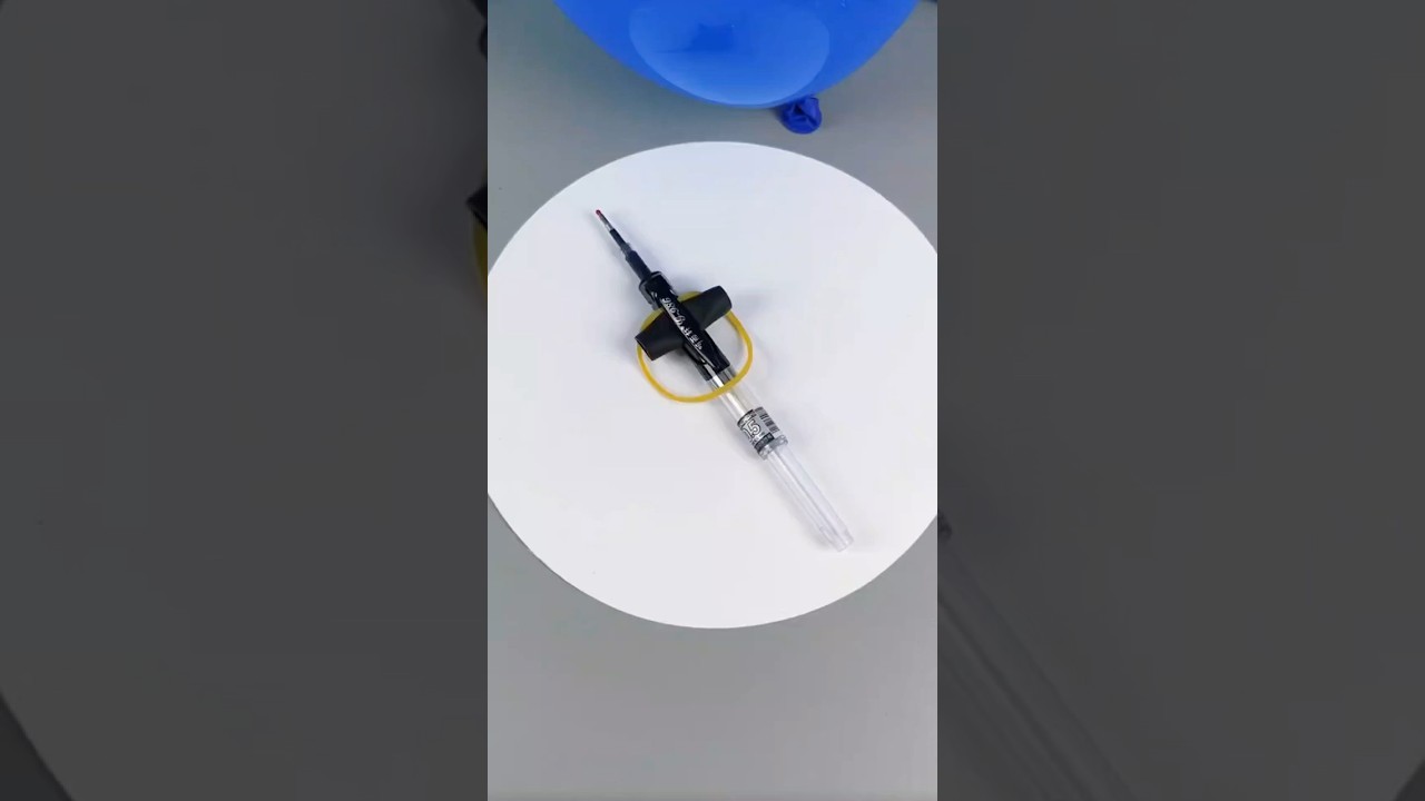 Mini Crossbow from a Pen? 😳#ytshorts #lifehack