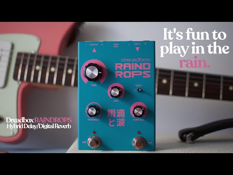 Dreadbox Raindrops Reverb and Delay Guitar Pedal - Sui Generis Limited Edition (Only 100 Made) 2022 image 4