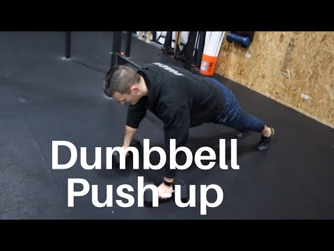 Advanced Push-up Variation: Push-up on Dumbbells