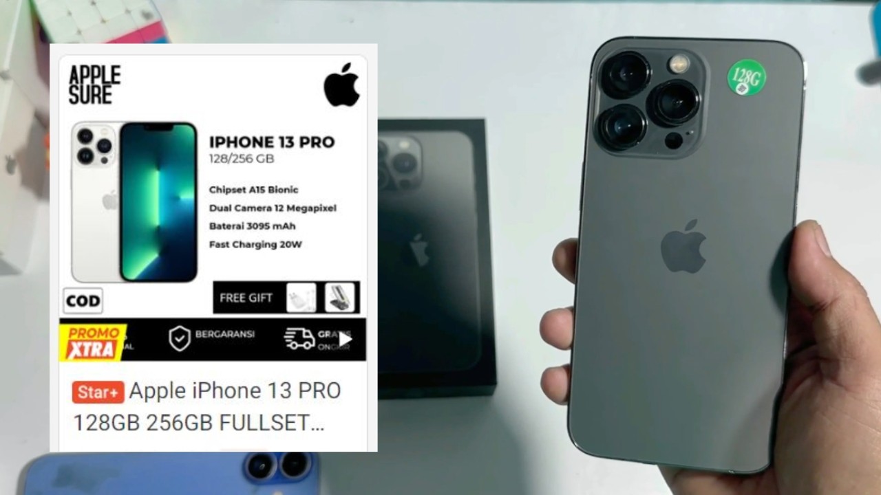 iPhone 13 Pro for 5.8 Million Rupiah! Unboxing the iPhone Inter from Shopee