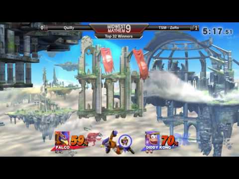 Midwest Mayhem 9 TOP 32 WINNERS - Quilly (Bowser, Falco) vs. TSM l ZeRo (Diddy Kong)