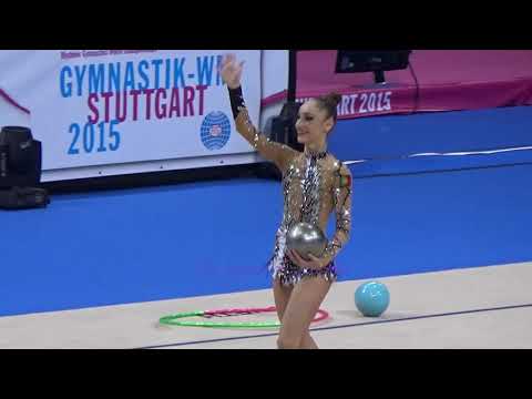Rafaela COIMBRA VALENTE (POR) ball - 2015 Stuttgart worlds Qualifs