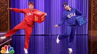 Mike Myers and Jimmy Have a Dice Dance-Off