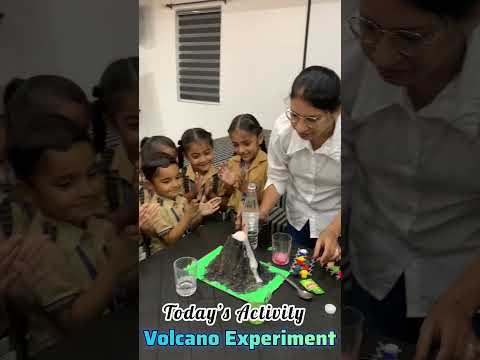 ADHARSHILA SCHOOL, ABOHAR Volcano Experiment | UKG