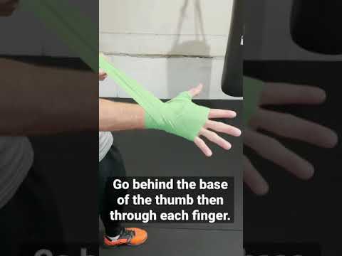 Quick Hand Wrap Tutorial #boxing