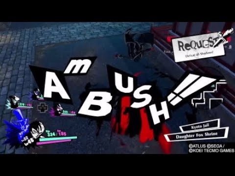 Persona 5 Strikers defeat neko shogun with phantom dash