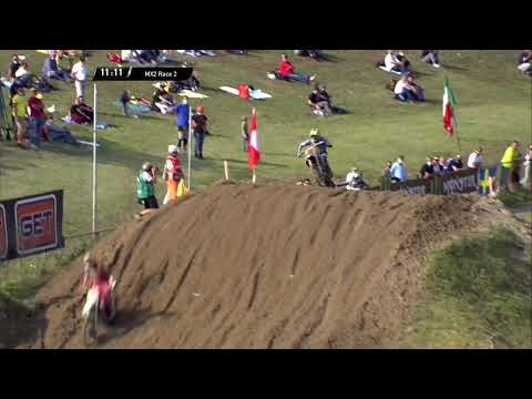 Beaton & Geerts pass Van de Moosdijk - MX2 - Race 2 #motocross