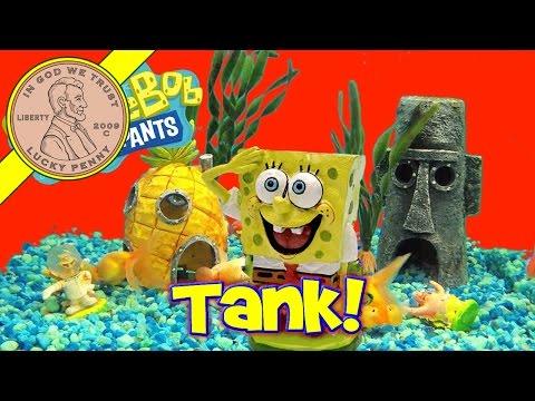 Spongebob's Bikini Bottom Electronic Underwater World Fish Tank!
