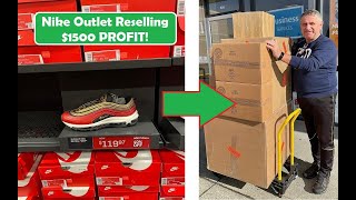 How I make money reselling sneakers from the Nike Outlet ($1500 PROFIT!)