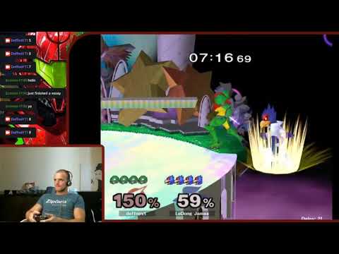 Super Smash Bros Melee fight highlights #10 Samus & Yoshi!!!