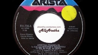 Aretha Franklin - It Isn't, It Wasn't, It Ain't Never Gonna Be - 7" DJ Promo Mexico - 1989