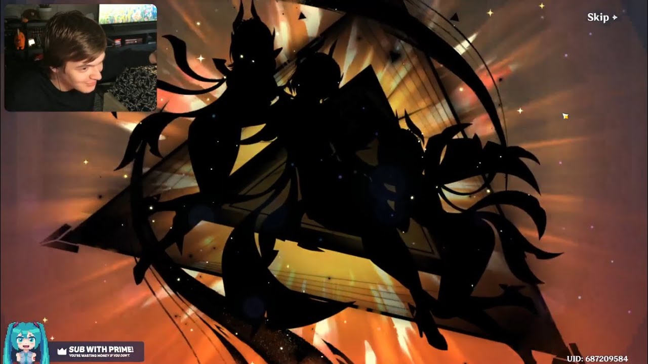 Wilson gambles and WINS BIG for a hot woman in Genshin...