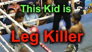 This Kid Is Leg Killer (Muay Thai)