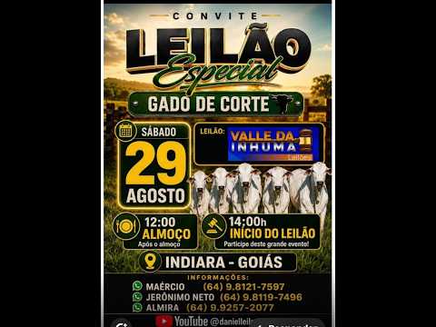 INDIARA - GO   29/08/2026