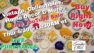 Could this Live Vintage Sale change your life? Tune in to find out | Apr 30 @11:30am et(8:30am pt)
