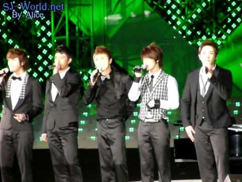 090417 Green Start Concert Super Junior sings Heal the world