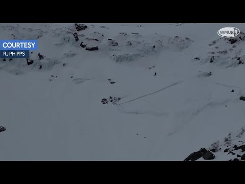 Avalanche captured on camera on New Hampshire's Mount Washington