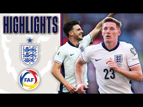 Anderson Shines on Debut | England 2-0 Andorra | World Cup Qualifiers | Highlights