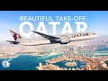 Beautiful Take Off From Doha 4K