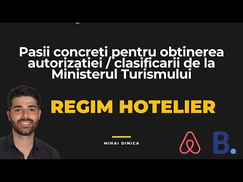 Cum obții Autorizația/Clasificarea pentru Regim Hotelier – Ghid Pas cu Pas | Ministerul Turismului