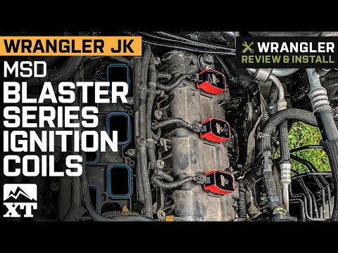 2012-2016 Jeep Wrangler JK MSD Blaster Series Ignition Coils; Red Review & Install