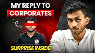 My Reply to Corporate ke Agent | Surprise Inside
