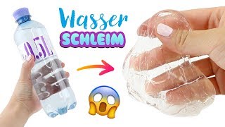 TRANSPARENTER SLIME MIT WASSER! 😱 DIY SCHLEIM einfach selber machen! Basteln auf Deutsch