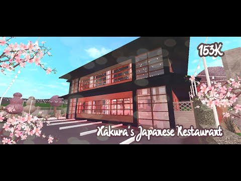 Restaurante japonês de Hakura | Bloxburg Tour || Vídeo Roblox