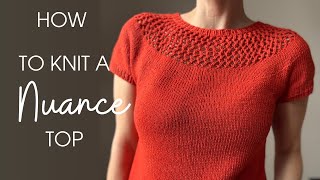 Summer Top That Fits So Good, You’ll Want To Knit Both Versions 🍒 (beginner-friendly)