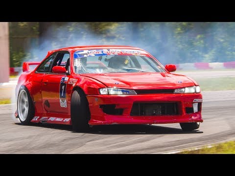 We sneak drift cars onto a kart track and have a blast!