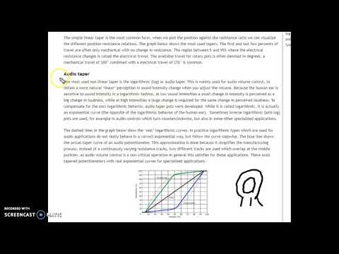 Linear vs non-linear (audio) pot's