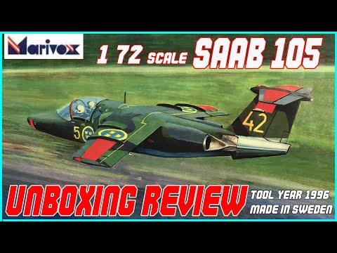 MARIVOX 1/72 SAAB 105 SK 60B UNBOXING REVIEW