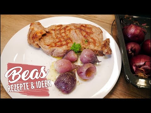 Gebackene rote Zwiebeln Rezept | Beilage