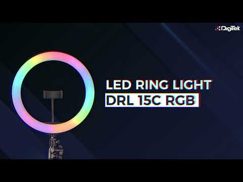 5 w digitek drl-15c rgb led rgb ring light, 10 inch, ip65