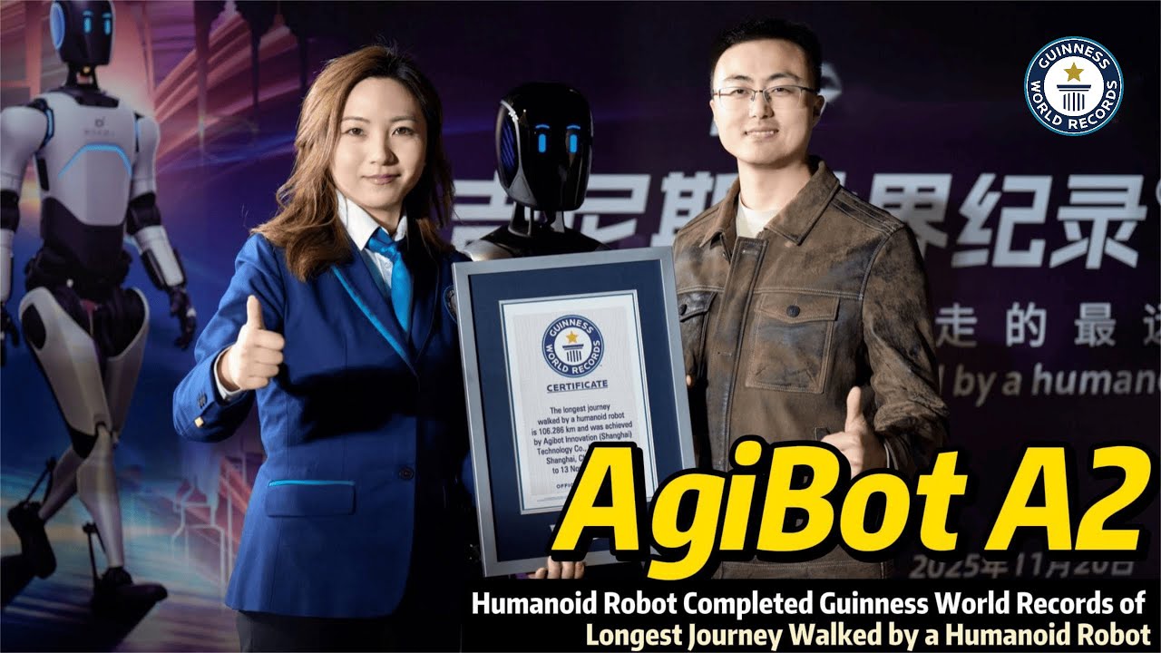 Un robot chinois établit un record mondial en marchant 106 km en trois jours