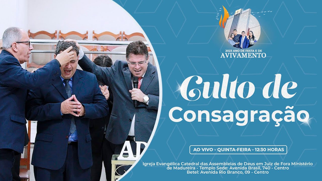 Culto de Consagração - ADBRASILJF - CULTO AO VIVO - 19/09/2024