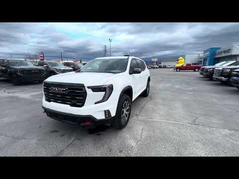2026 GMC Acadia AWD AT4 in White for sale at North Star Chevrolet Buick GMC in Cranbrook, BC