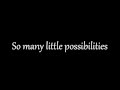 Freddie Stroma - Possibilities (lyrics on screen ...